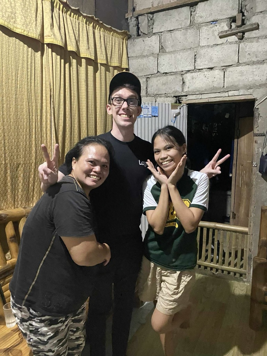 Broc meeting people in person
